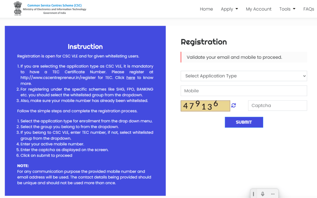 CSC REGISTRATION 2024 ONLINE