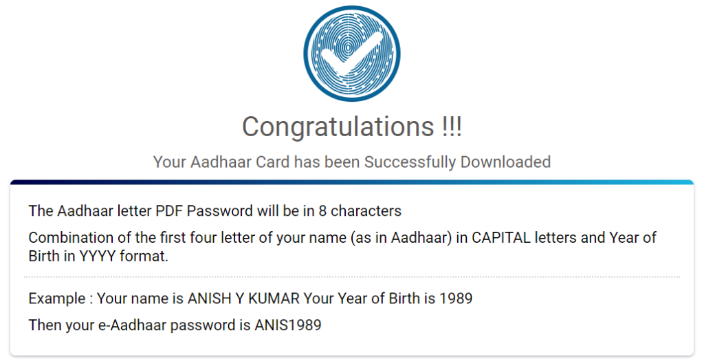 PVC Aadhar Card Online Apply Process